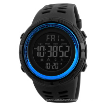 new arrival hot sell SKMEI 1251 waterproof sports watches men watch to buy  fashion Digital Plastic Wristwatch